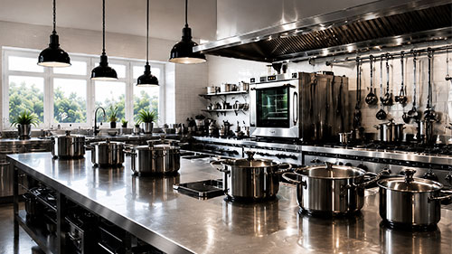 Aménagement cuisine professionnelle
